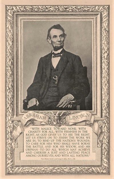with malice toward none with charity for all meaning|Abraham Lincoln's Second Inaugural Address .